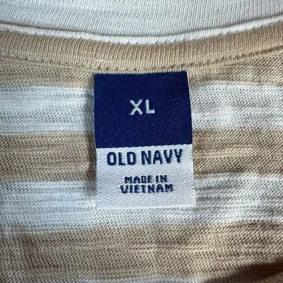 Old Navy Sz X Large Aura Stripe Sleeveless Tank A Line Knee Length Dress Pockets - Picture 6 of 8